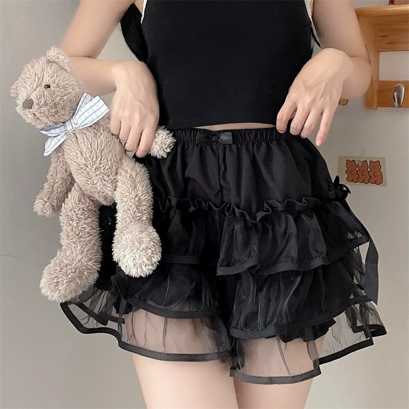 Summer Lolita Bloomers, Double Layer Anti-Exposure Shorts - Image 6