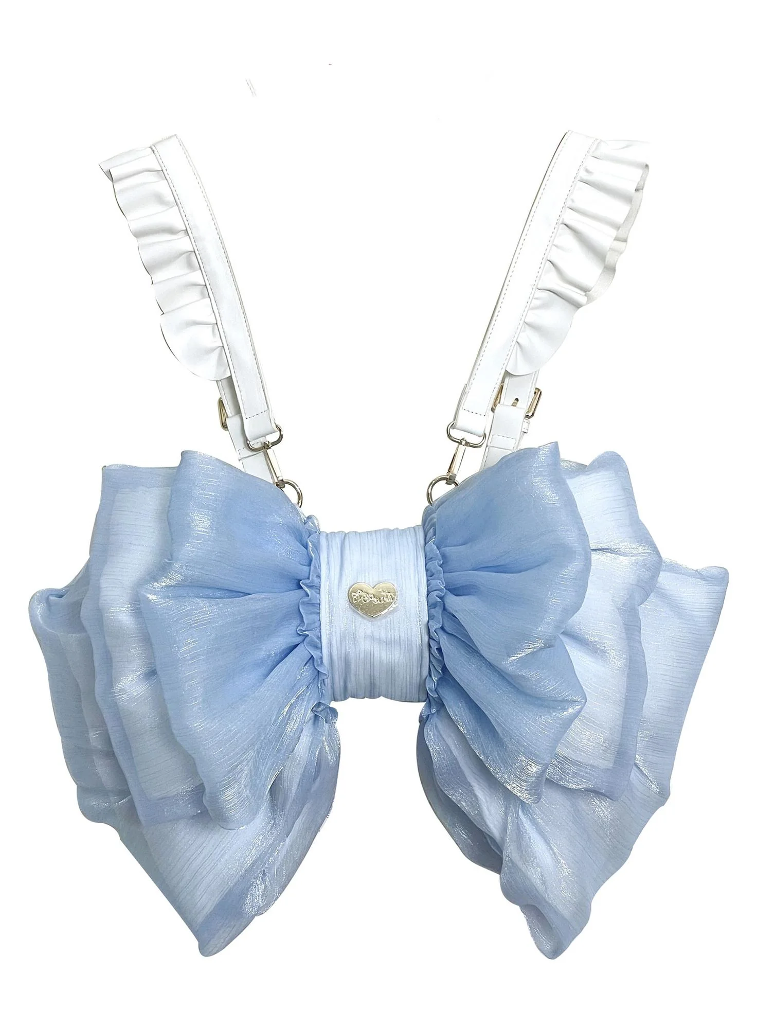 Satin Butterfly Bow Bag Versatile Elegance Lolita Bag - Image 12