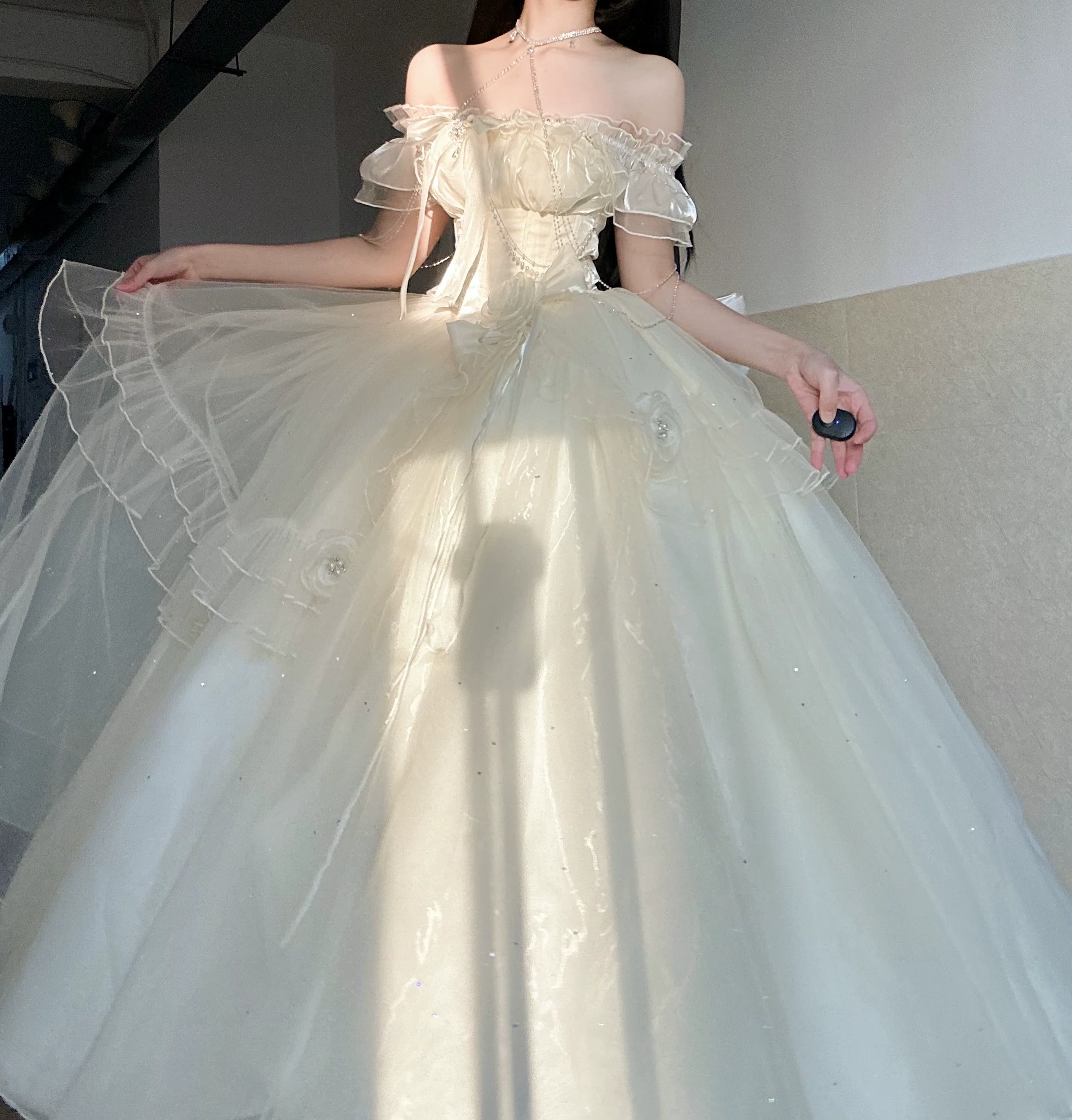 Meowing and fruity - Milky Way - Brilliant Princess Lolita Prom Dress Multicolors Long Dress - Image 12