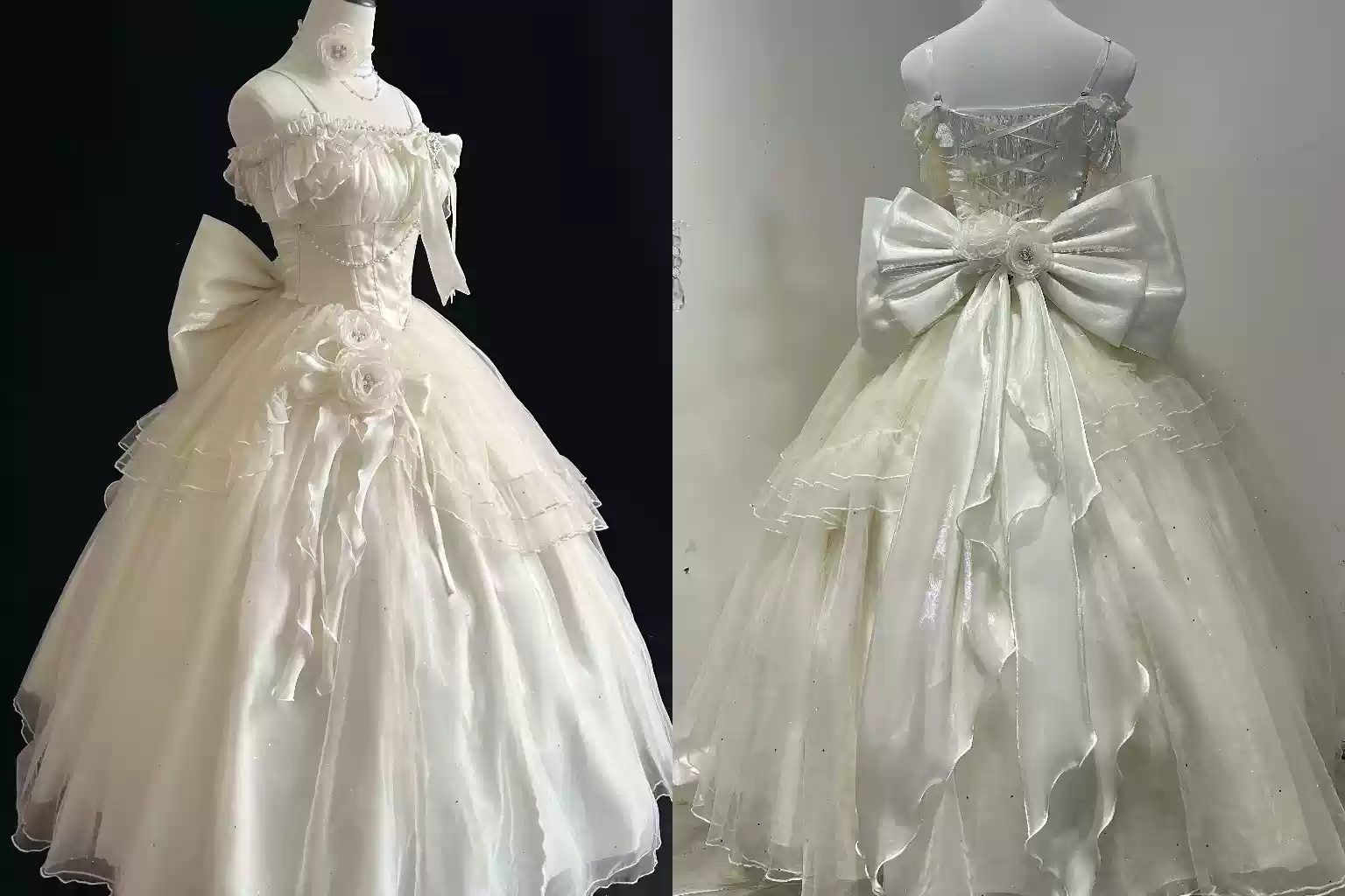 Meowing and fruity - Milky Way - Brilliant Princess Lolita Prom Dress Multicolors Long Dress - Image 18