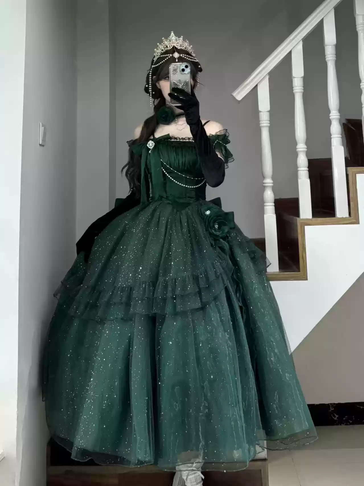 Meowing and fruity - Milky Way - Brilliant Princess Lolita Prom Dress Multicolors Long Dress - Image 2