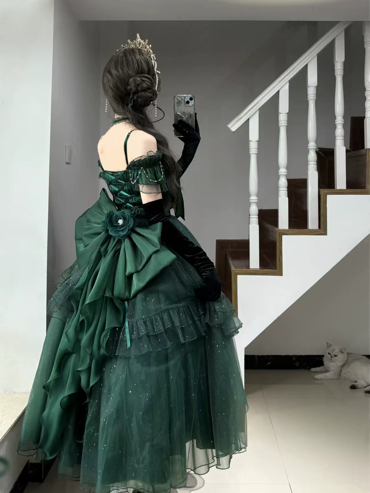 Meowing and fruity - Milky Way - Brilliant Princess Lolita Prom Dress Multicolors Long Dress - Image 5