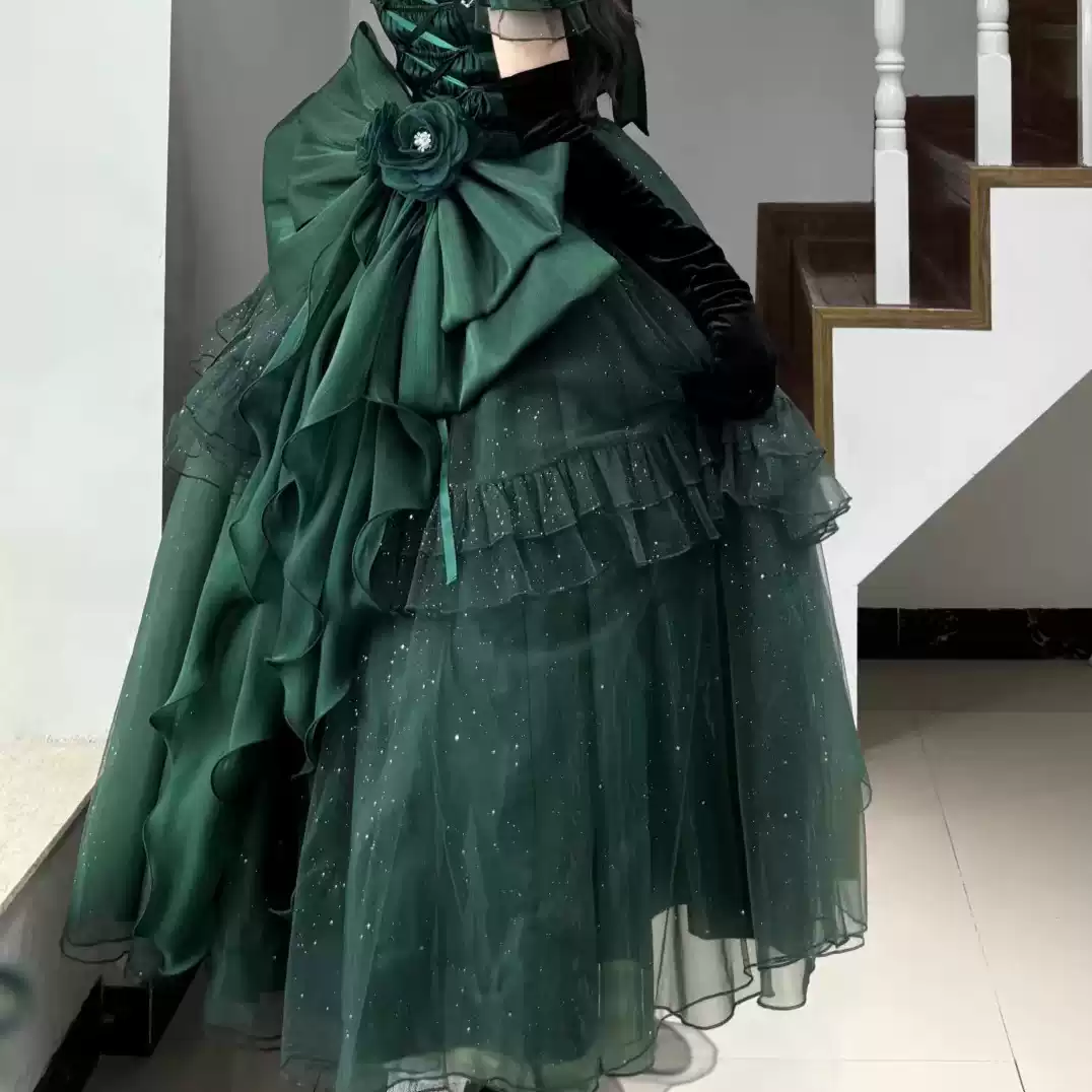 Meowing and fruity - Milky Way - Brilliant Princess Lolita Prom Dress Multicolors Long Dress - Image 6