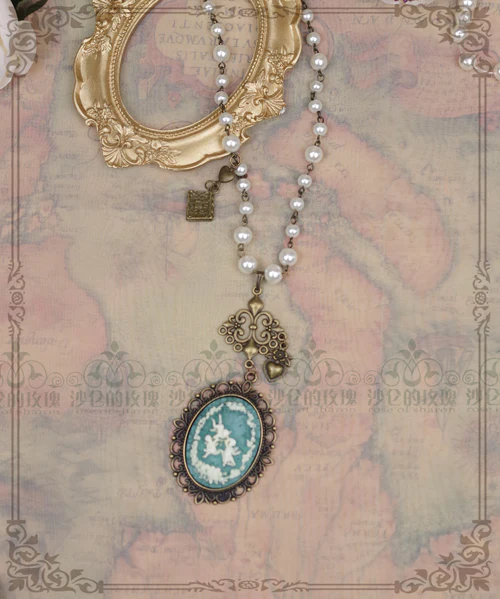 British Style Cameo Lolita Necklace - Image 6