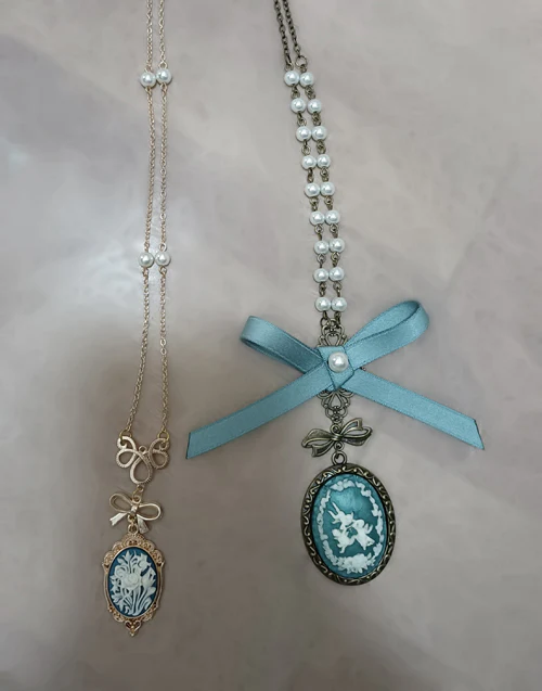 British Style Cameo Lolita Necklace - Image 9