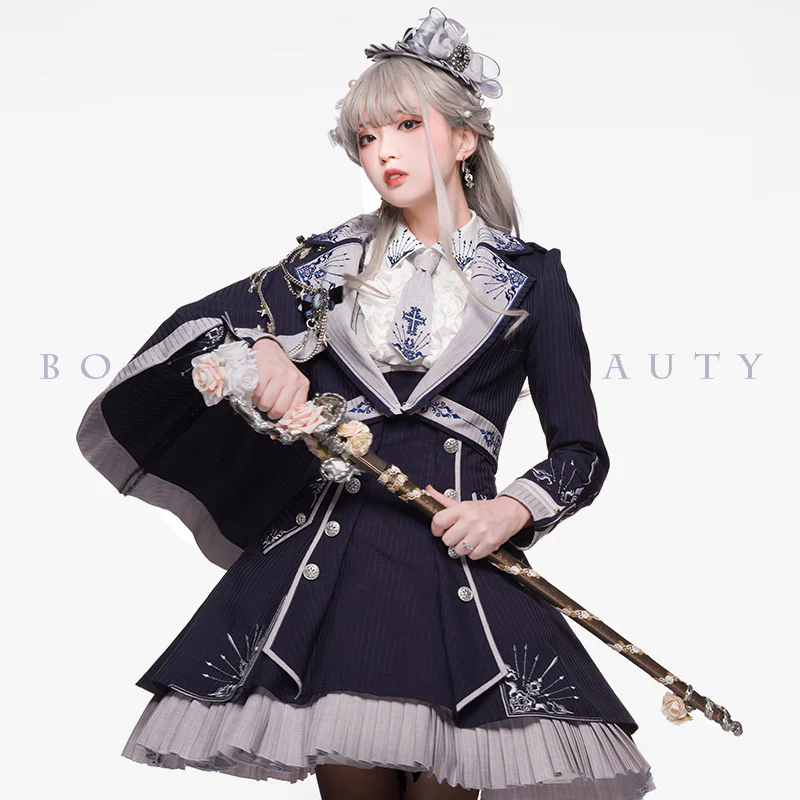 Youpairui - Sheffield - British Style Lolita JSK Set - Image 4