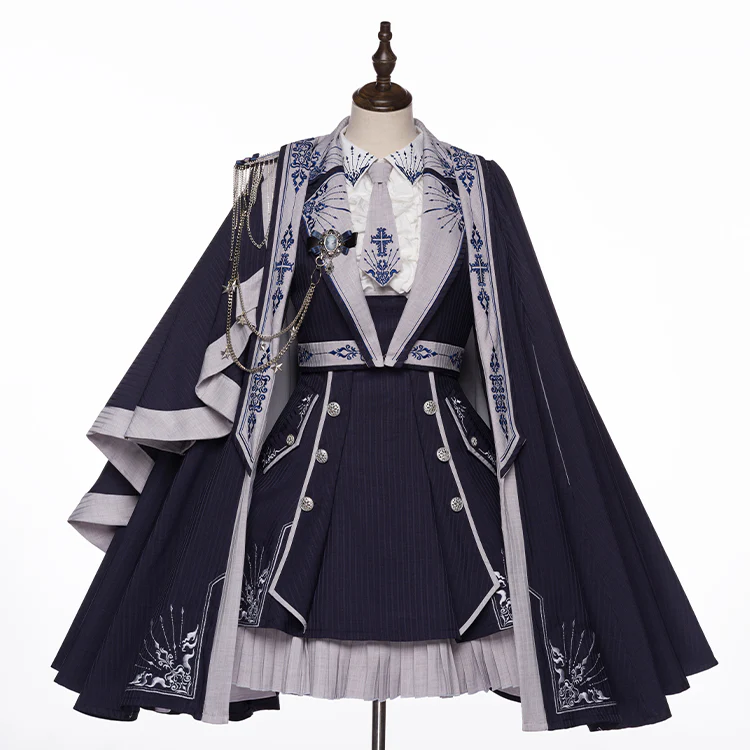 Youpairui - Sheffield - British Style Lolita JSK Set - Image 5