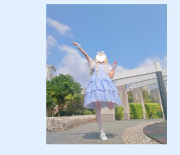 Plus Size Lolita Jumper Dress Plaid Sweet JSK - Image 12