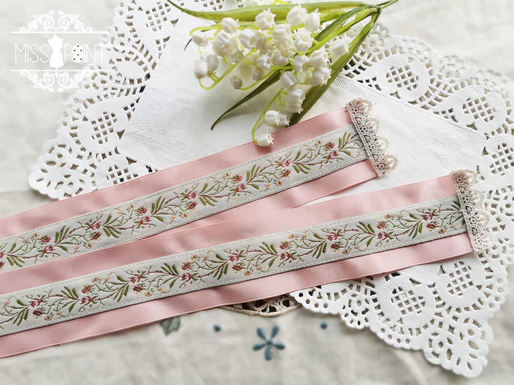 The Sally Gardens - Multicolors Ribbon Lolita Sash - Image 10