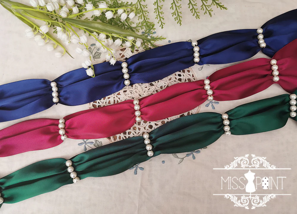 The Sally Gardens - Multicolors Ribbon Lolita Sash - Image 17