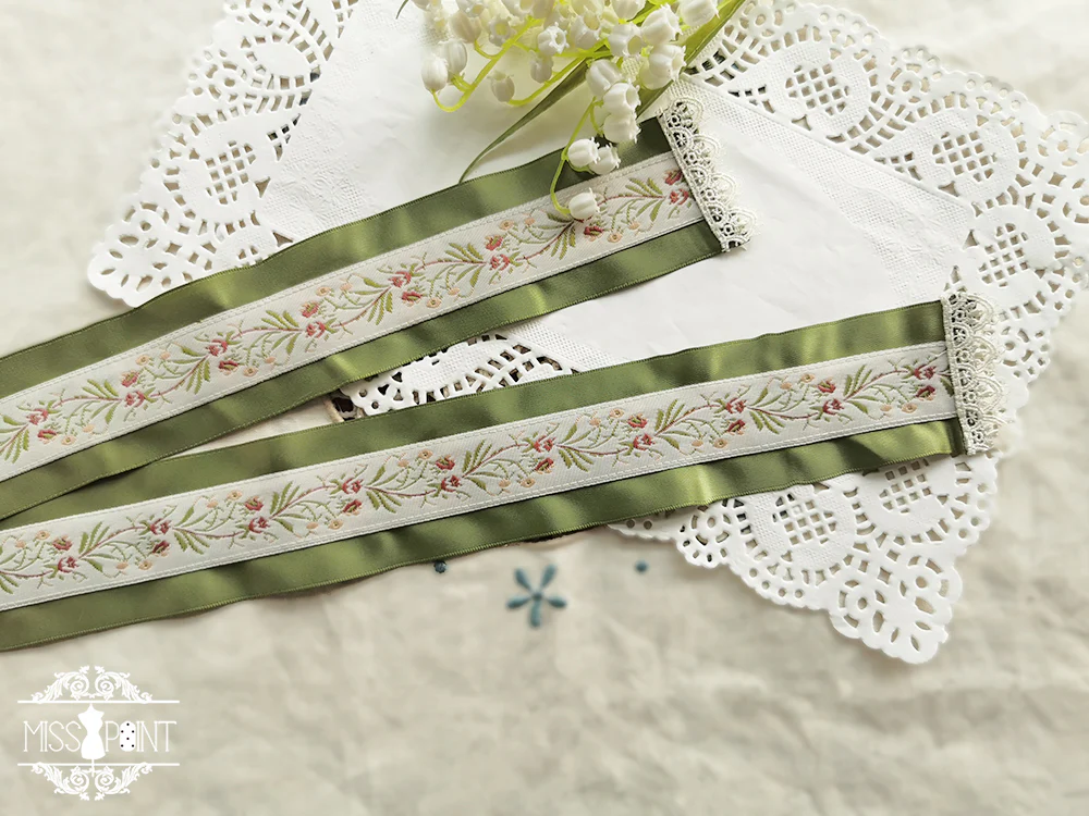 The Sally Gardens - Multicolors Ribbon Lolita Sash - Image 7