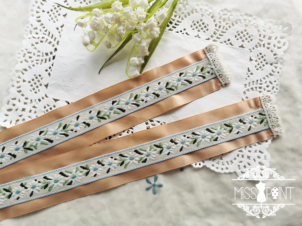The Sally Gardens - Multicolors Ribbon Lolita Sash - Image 8