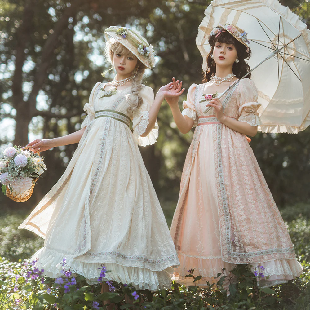 The Sally Gardens - Elegant Lolita Empire-cut OP Dress