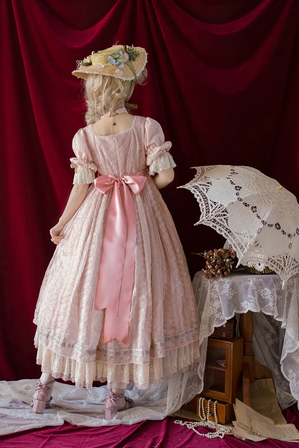 The Sally Gardens - Elegant Lolita Empire-cut OP Dress - Image 17