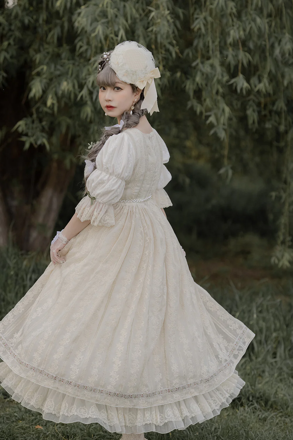 The Sally Gardens - Elegant Lolita Empire-cut OP Dress - Image 20