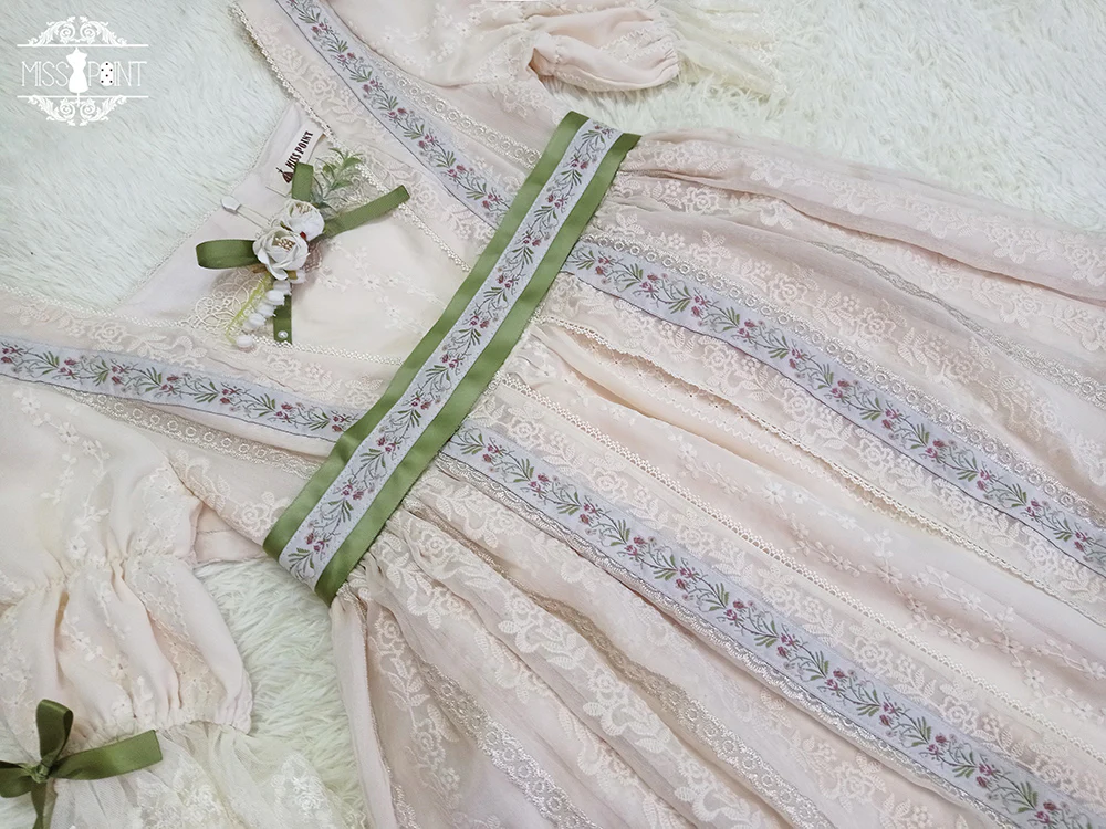 The Sally Gardens - Elegant Lolita Empire-cut OP Dress - Image 21