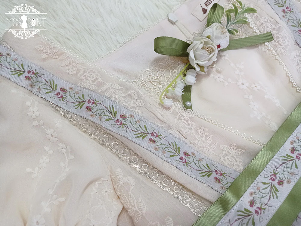 The Sally Gardens - Elegant Lolita Empire-cut OP Dress - Image 22
