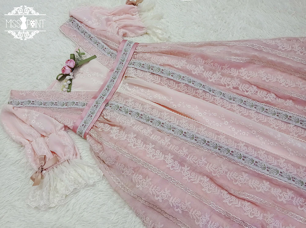 The Sally Gardens - Elegant Lolita Empire-cut OP Dress - Image 24