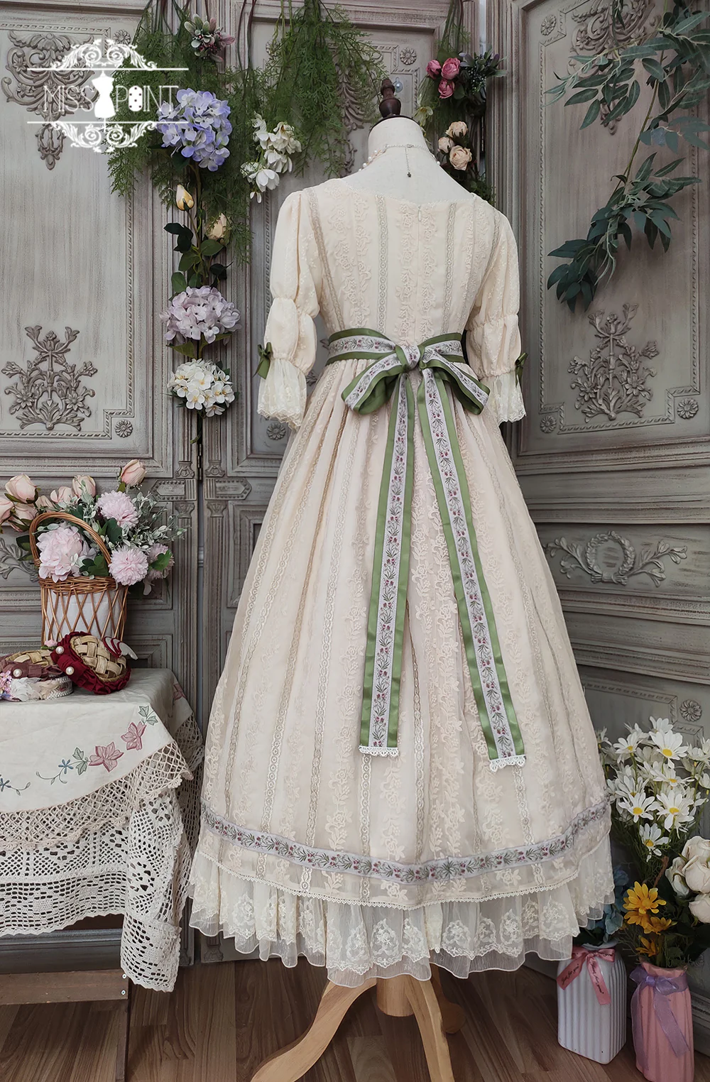 The Sally Gardens - Elegant Lolita Empire-cut OP Dress - Image 27