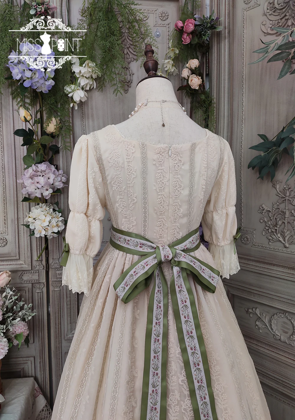 The Sally Gardens - Elegant Lolita Empire-cut OP Dress - Image 28