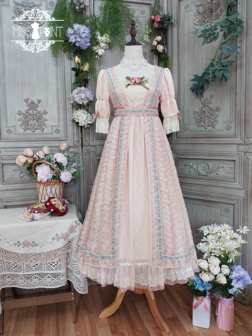 The Sally Gardens - Elegant Lolita Empire-cut OP Dress - Image 29