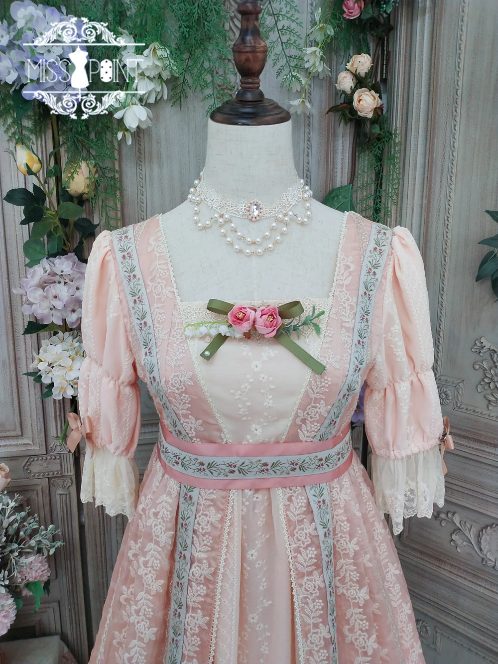 The Sally Gardens - Elegant Lolita Empire-cut OP Dress - Image 30