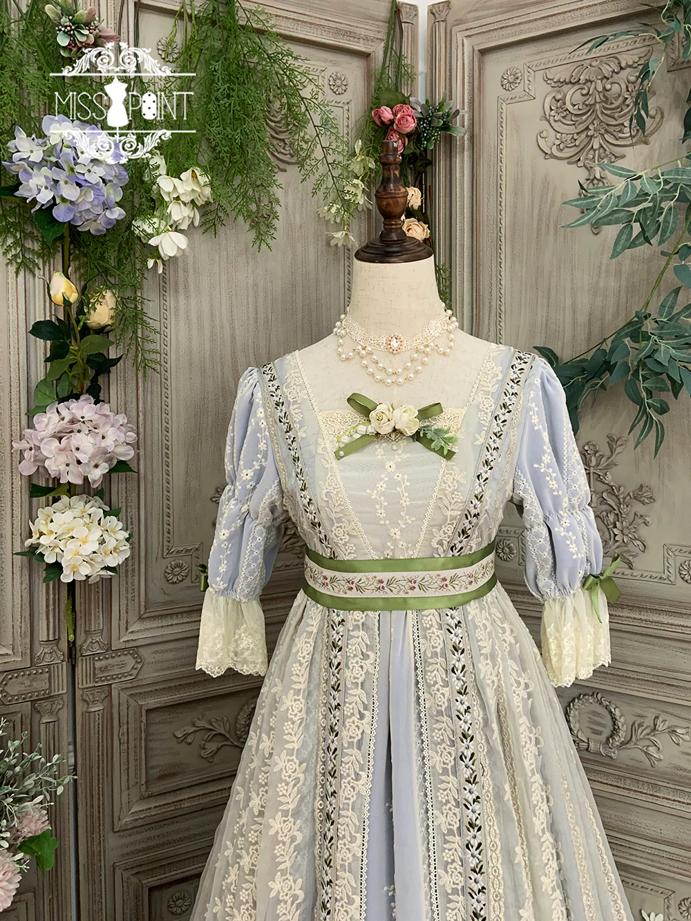 The Sally Gardens - Elegant Lolita Empire-cut OP Dress - Image 34