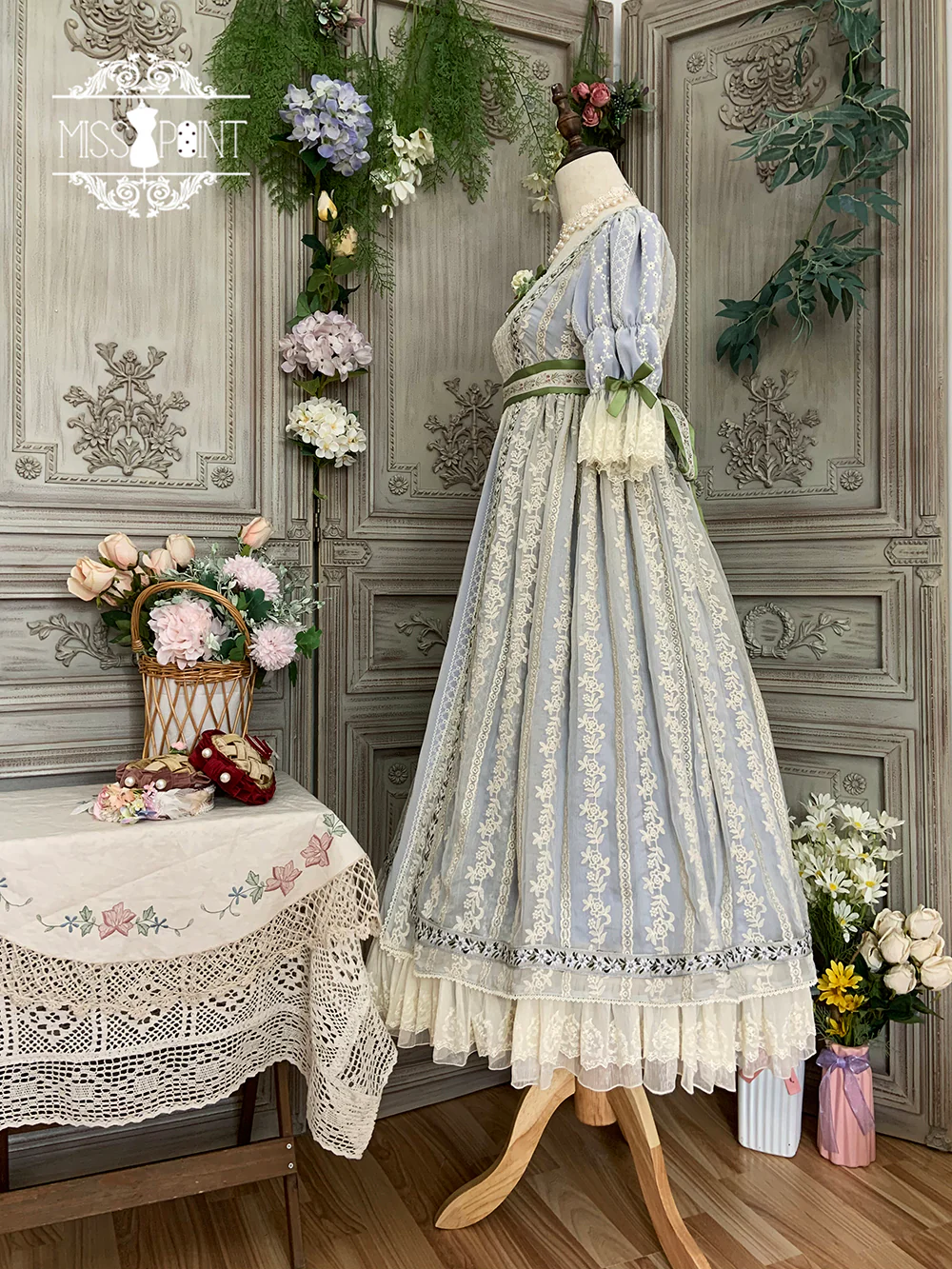The Sally Gardens - Elegant Lolita Empire-cut OP Dress - Image 35