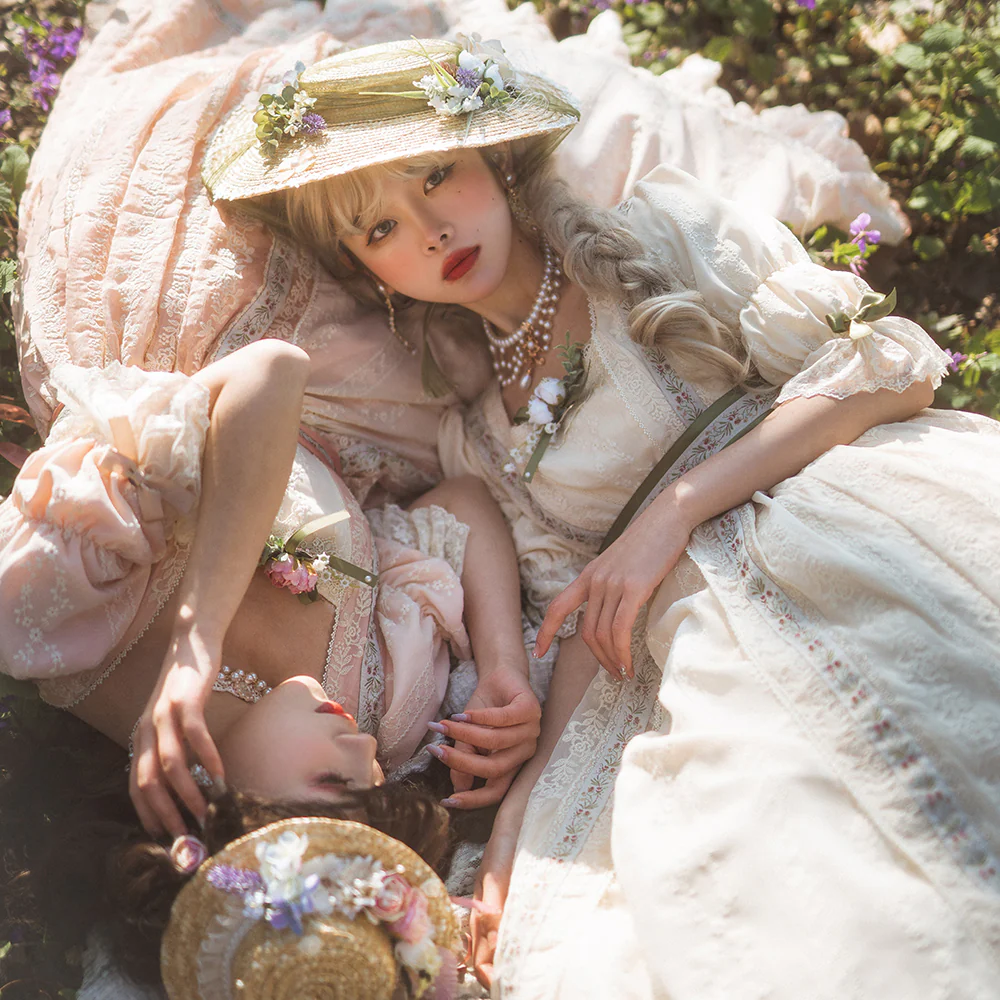 The Sally Gardens - Elegant Lolita Empire-cut OP Dress - Image 6