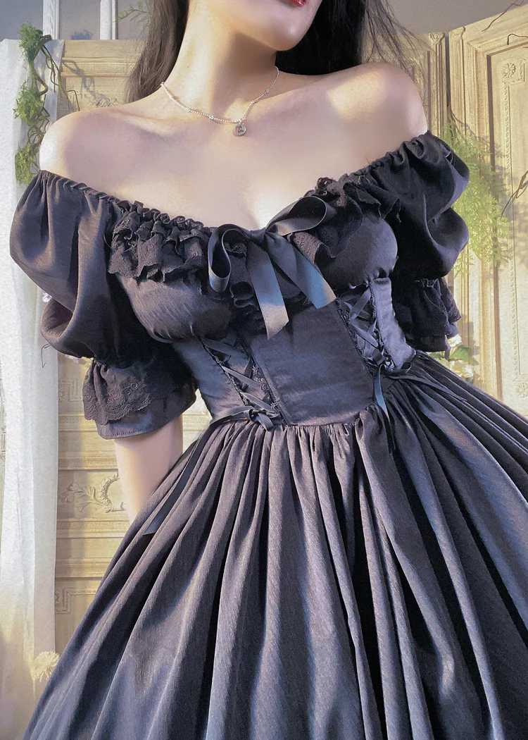 CLA Vintage French Lolita OP Dress - Image 11