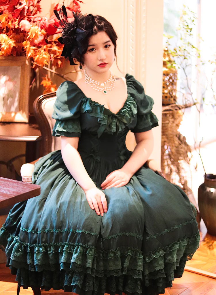 CLA Vintage French Lolita OP Dress - Image 27
