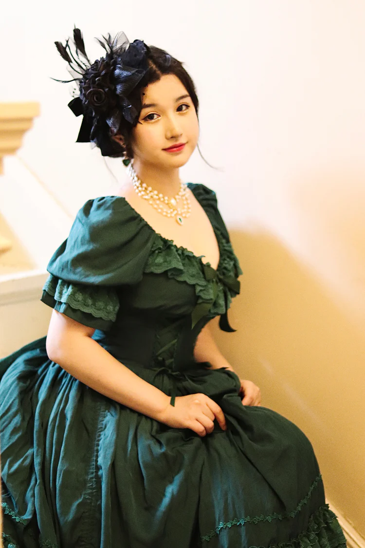 CLA Vintage French Lolita OP Dress - Image 28