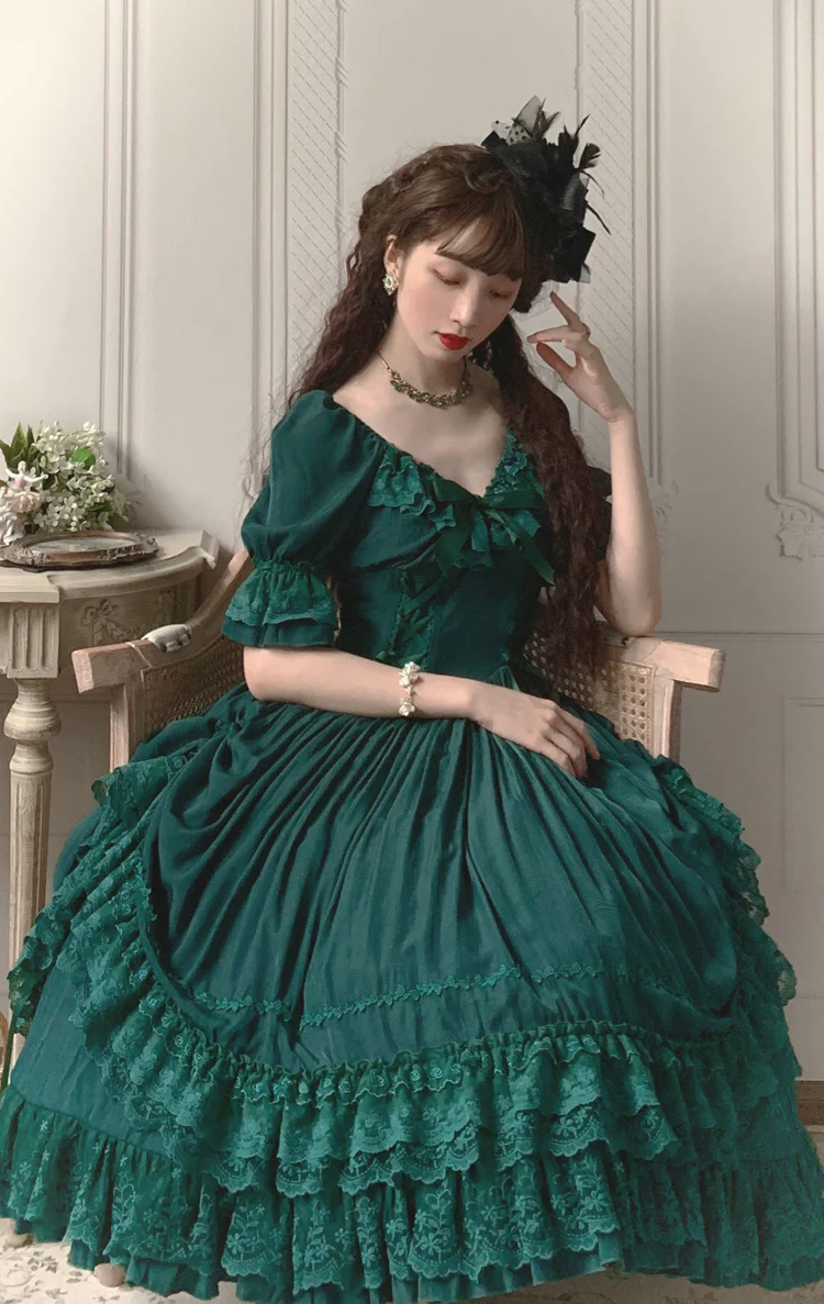 CLA Vintage French Lolita OP Dress - Image 33