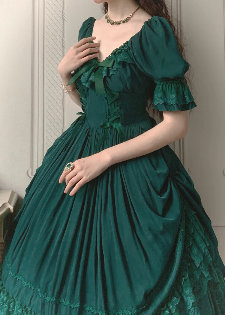 CLA Vintage French Lolita OP Dress - Image 34