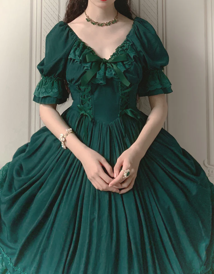 CLA Vintage French Lolita OP Dress - Image 35