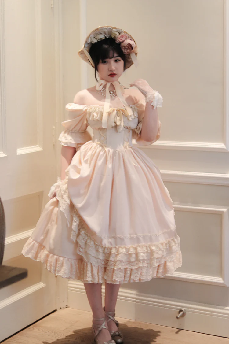 CLA Vintage French Lolita OP Dress - Image 4