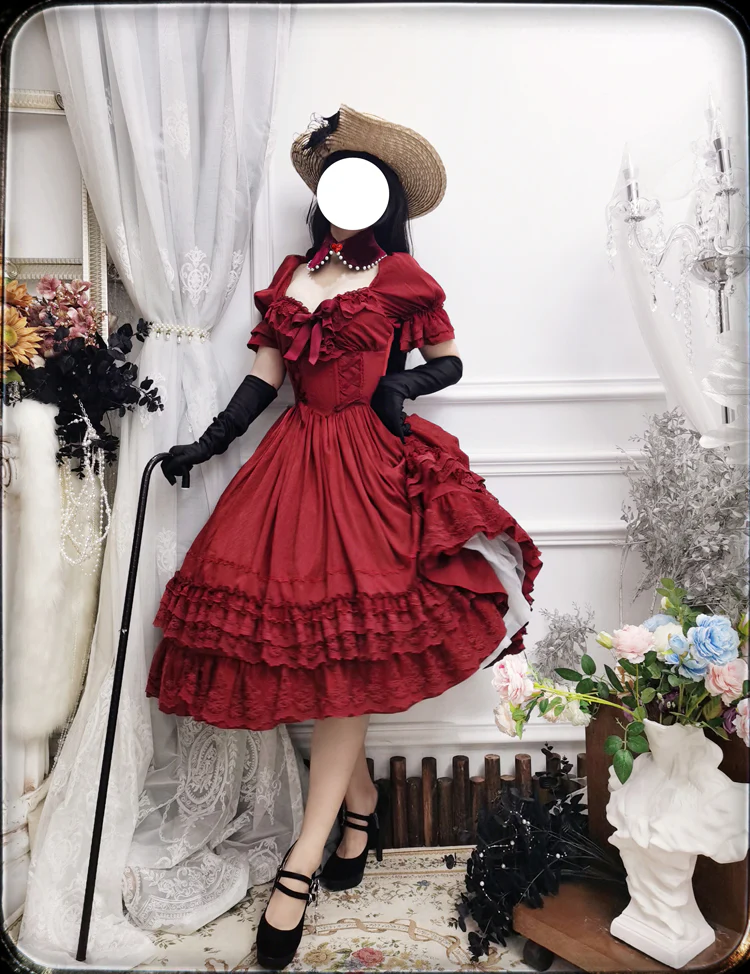 CLA Vintage French Lolita OP Dress - Image 45