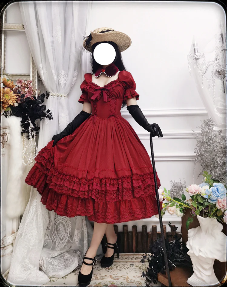 CLA Vintage French Lolita OP Dress - Image 46