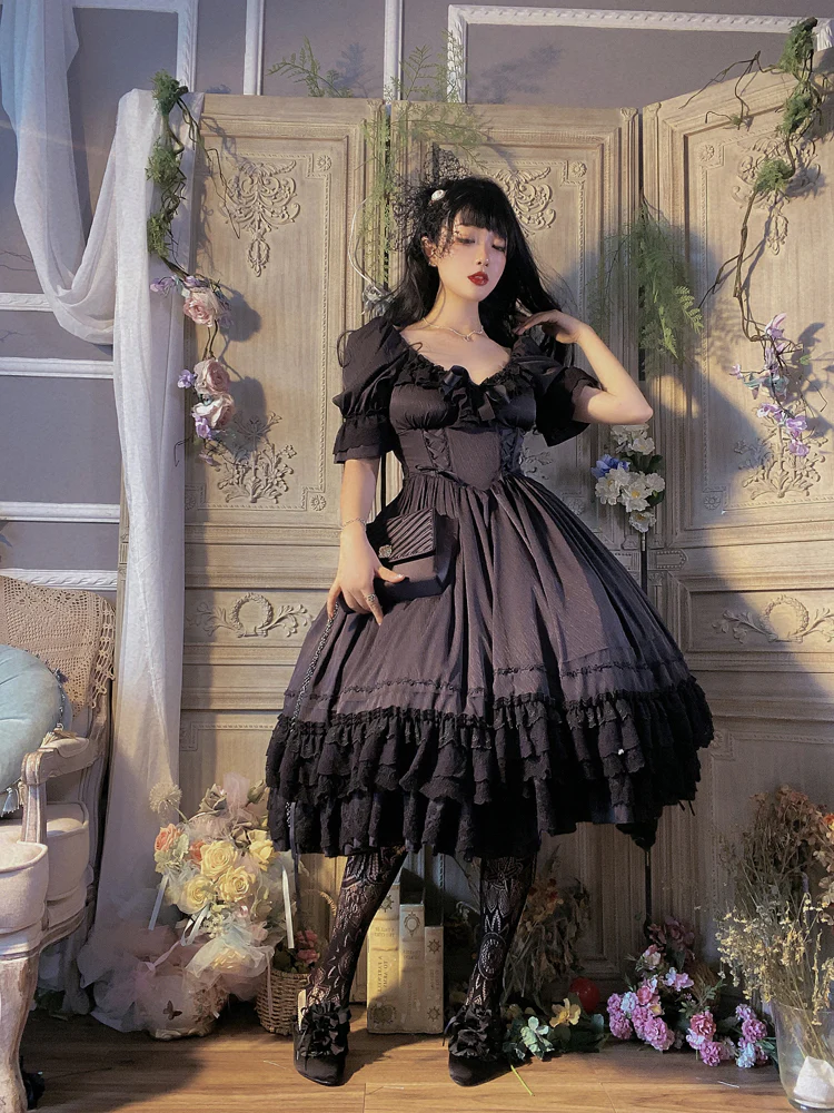 CLA Vintage French Lolita OP Dress - Image 56