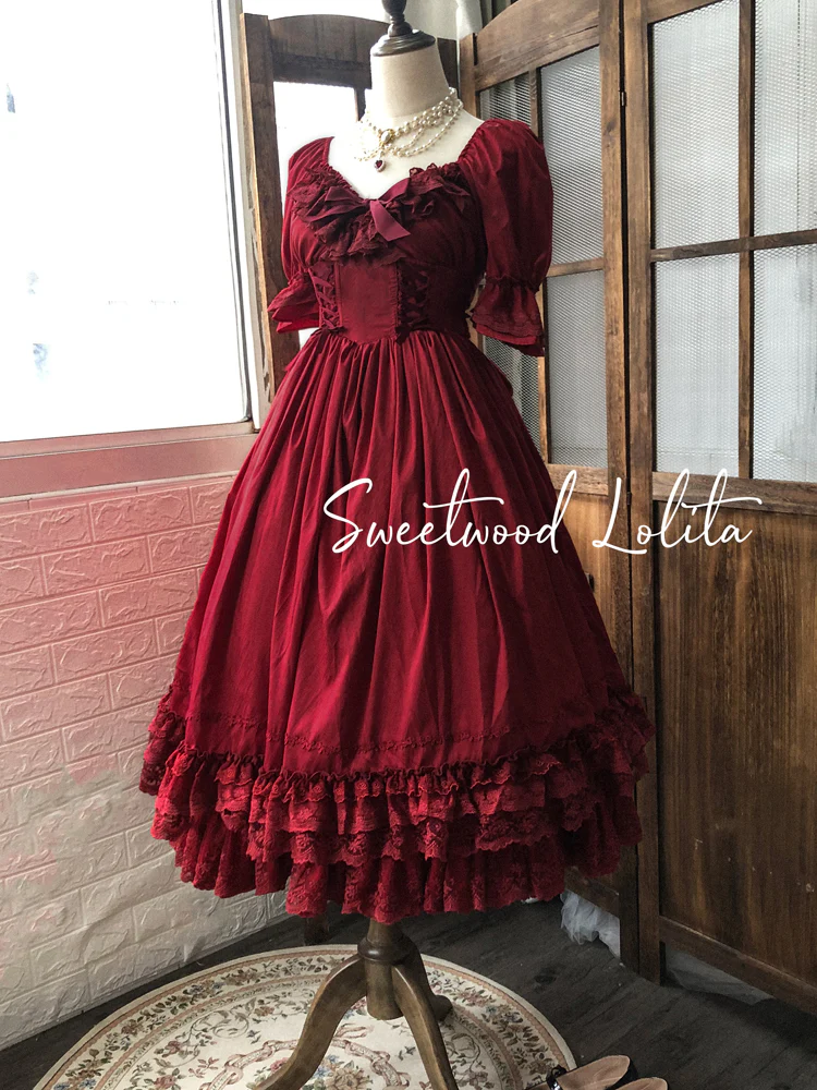 CLA Vintage French Lolita OP Dress - Image 6