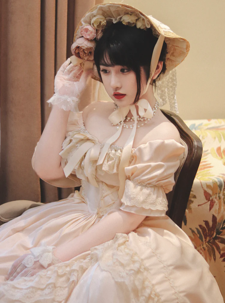 CLA Vintage French Lolita OP Dress - Image 7