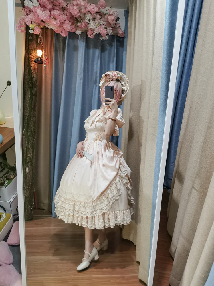CLA Vintage French Lolita OP Dress - Image 73