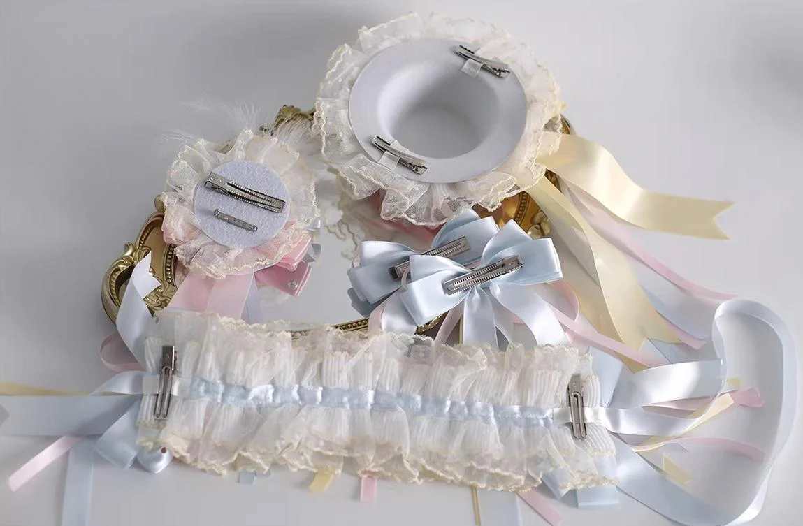 Candy Color Lolita Headdresses, Hair Clips - Image 14