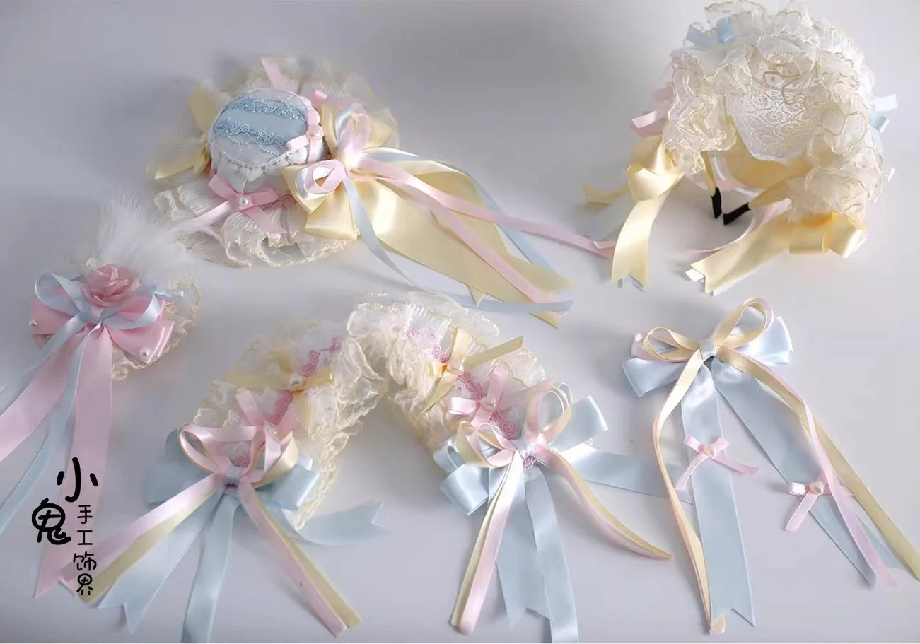 Candy Color Lolita Headdresses, Hair Clips - Image 16