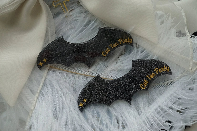 Gothic Lolita Hair Clip Halloween Bat Lolita Hair Accessory - Image 12