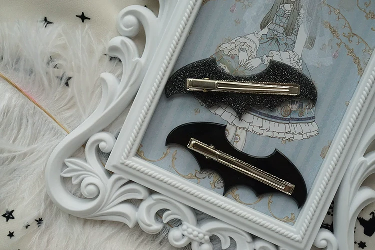 Gothic Lolita Hair Clip Halloween Bat Lolita Hair Accessory - Image 20