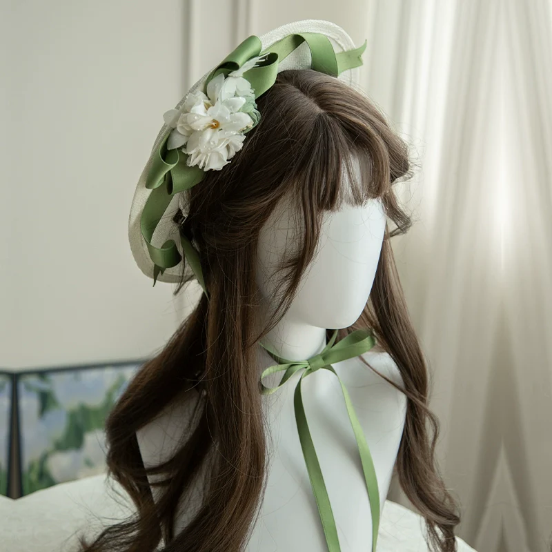 With PUJI - Blooming Rose - Chiffon Classic Lolita Dress Set Painting Styled OP & JSK - Image 47