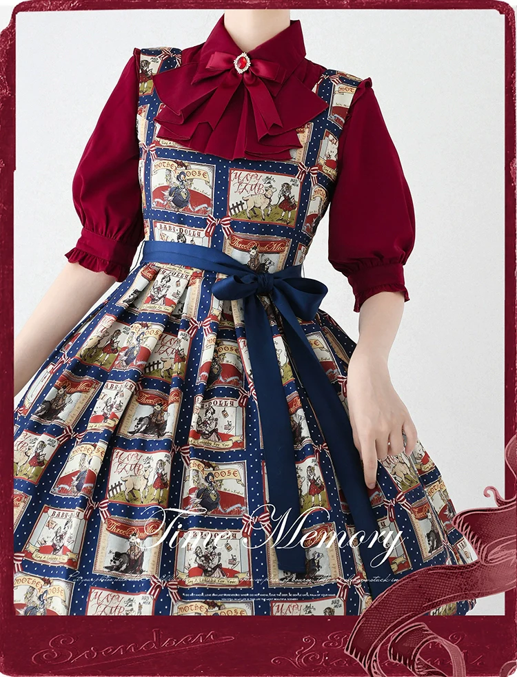Earl Girl - Chiffon Classic Lolita Shirt, Mid-Length Mutton Sleeves - Image 14