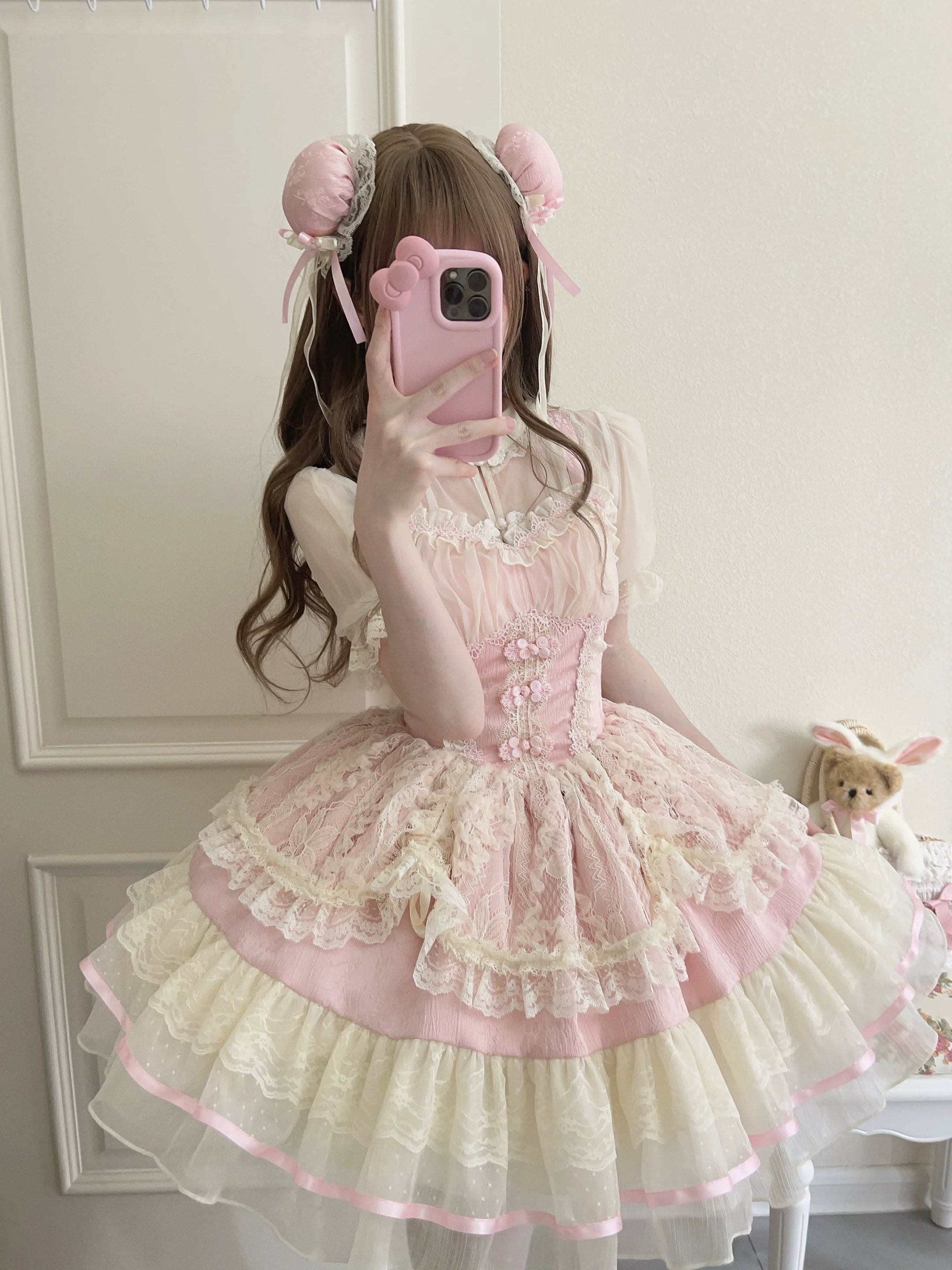 Hua Ji Fu Lei - Chinese Style Lolita JSK Dress Ballet Style Innerwear Set - Image 11