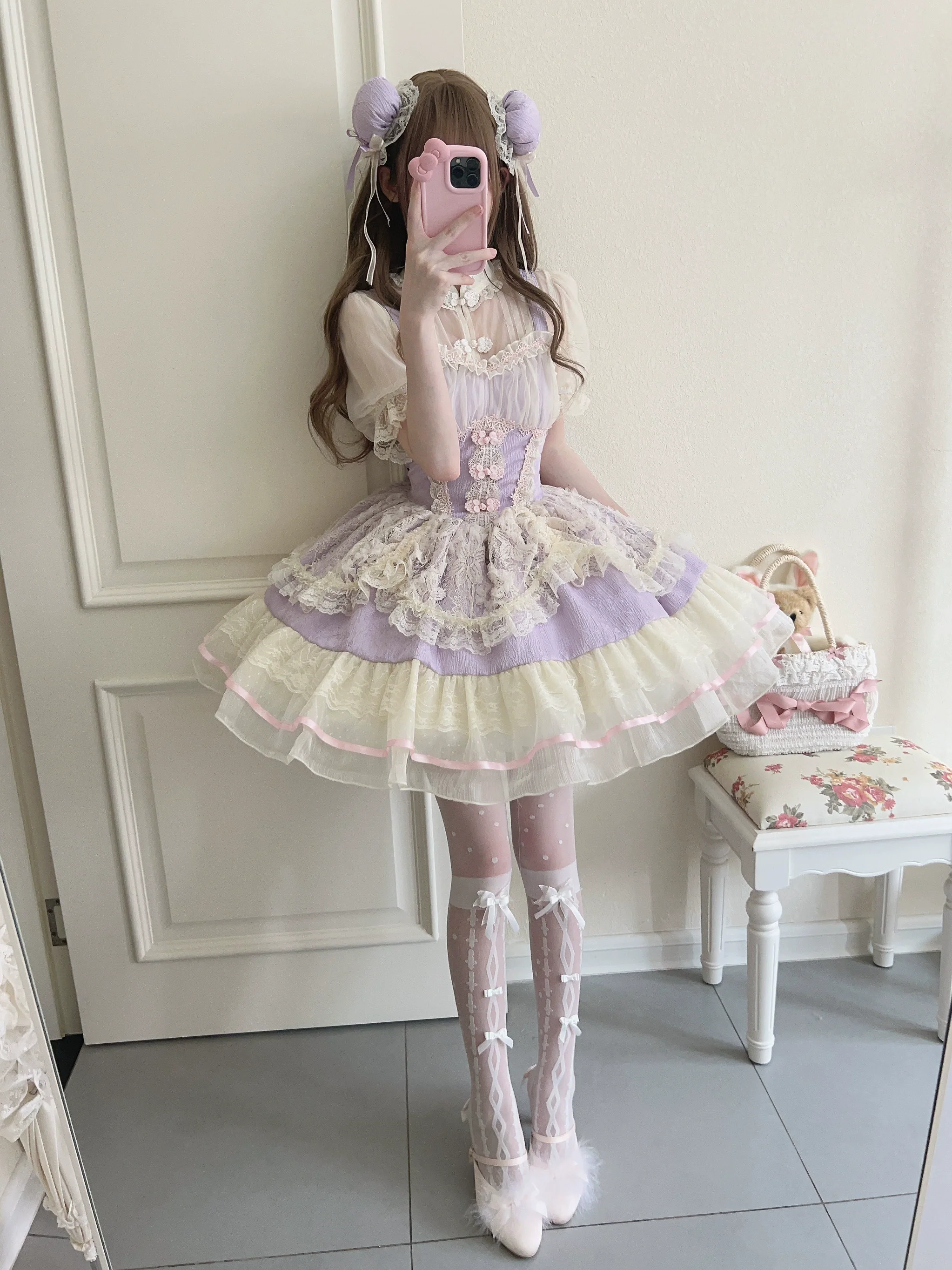 Hua Ji Fu Lei - Chinese Style Lolita JSK Dress Ballet Style Innerwear Set - Image 15